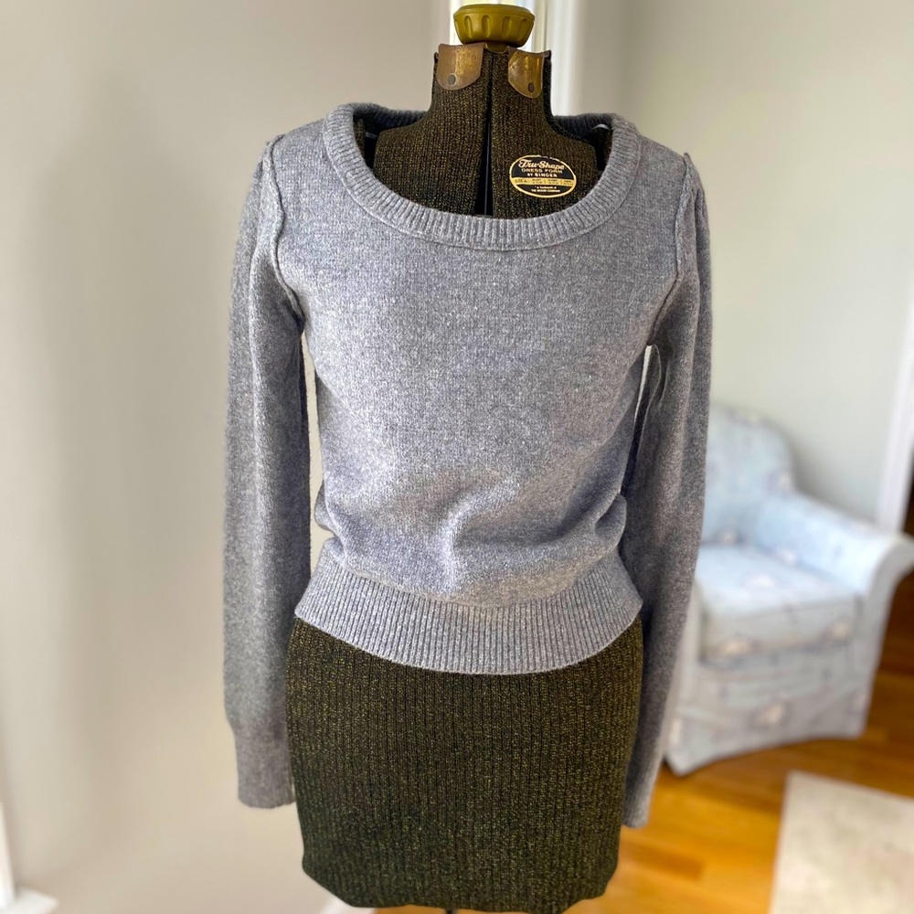 Free People Puff Sleeve Sweater